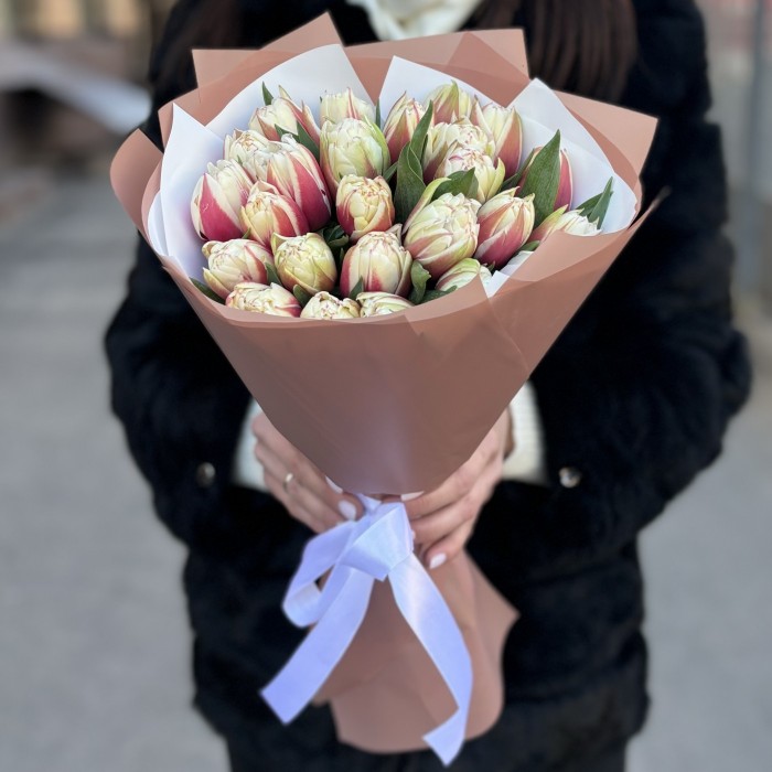 25 пионовидных тюльпанов Вермонт