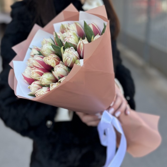 25 пионовидных тюльпанов Вермонт