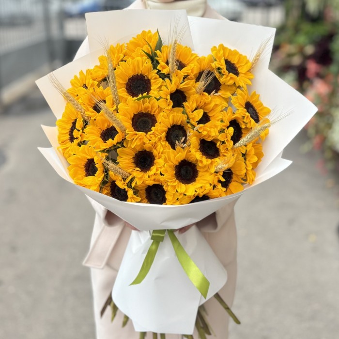 25 подсолнухов