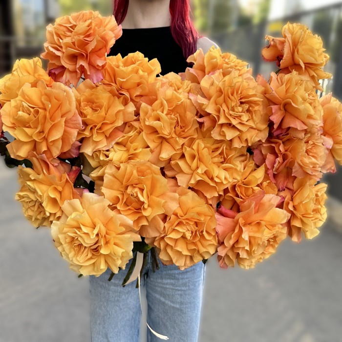 25 пышных роз Фри Спирит