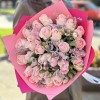25 роз Свит Ревиваль с альстромерией