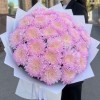 25 розовых хризантем Минка