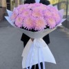 25 розовых хризантем Минка