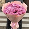 25 сиреневых роз Куинс Краун