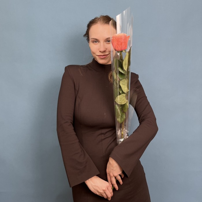 1 роза Кахала 60 см