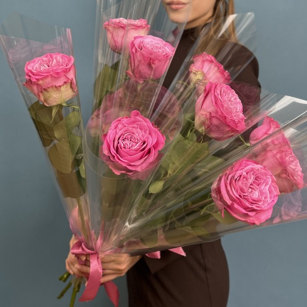 1 сиреневая роза Куинс Краун  60 см