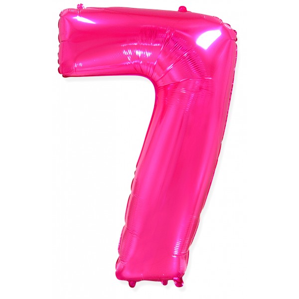 Фуше фольгированный шар цифра 7