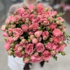 11 кустовых пионовидных роз Спешел Дайменшн в коробке