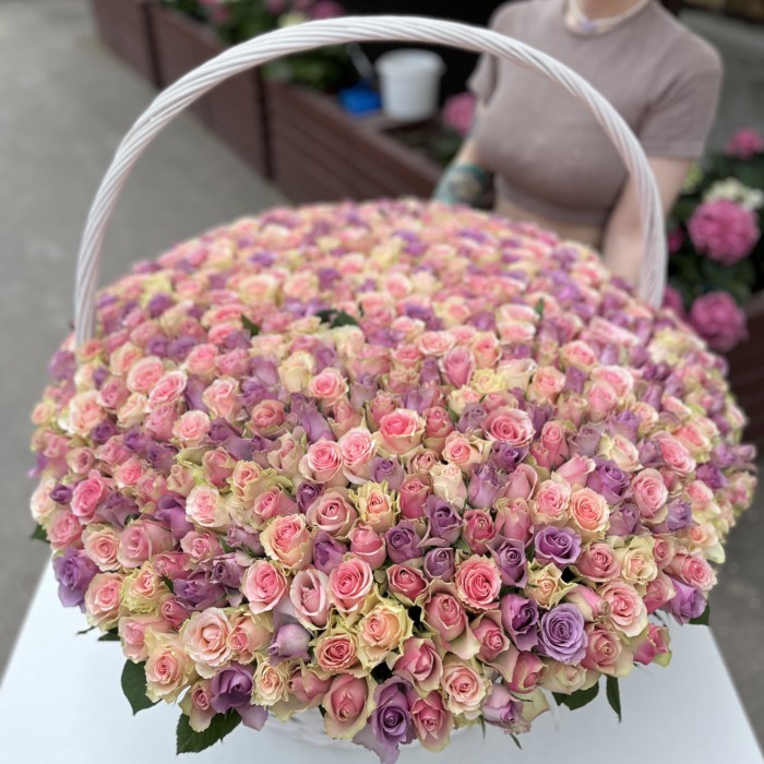 501 Роза розово-сиреневый микс