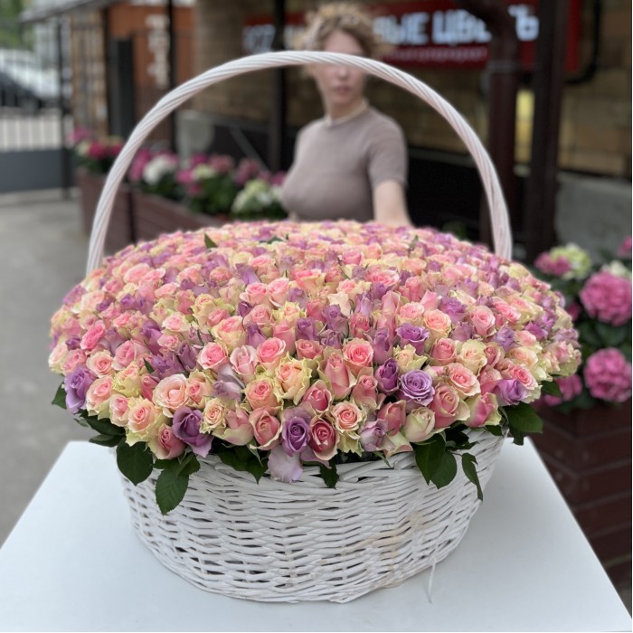 501 Роза розово-сиреневый микс