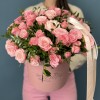 15 кустовых роз Бердс Нест в коробке