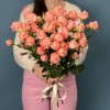 9 кустовых пионовидных роз Амэйзинг Мэджик 50 см