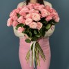 Кустовая розовая роза Бердс Нест 50 см