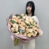 35 кустовых пионовидных роз Джентл трендсеттер 50 см