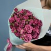 11 кустовых пионовидных роз Пурпл Куин 40 см