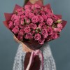 35 кустовых пионовидных роз Пурпл Куин 40 см