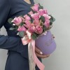 15 розовых роз Роял Атена в коробке