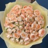 25 кустовых пионовидных роз Минеола 40 см