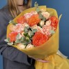 Сборный букет из роз Оранжевое небо