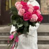 15 длинных Роз Би Свит и Пинк Флойд 70 см