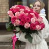 51 Роза Би Свит и Пинк Флойд 60 см
