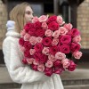51 Роза Би Свит и Пинк Флойд 60 см