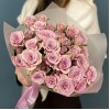 11 сиреневых кустовых роз Лейла 50 см