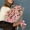 15 сиреневых кустовых роз Лейла 50 см