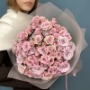 19 сиреневых кустовых роз Лейла 50 см