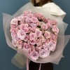 19 сиреневых кустовых роз Лейла 50 см