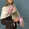 5 сиреневых кустовых роз Лейла 40 см