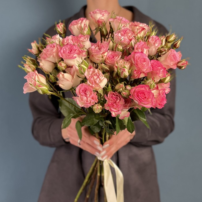 Роза кустовая пионовидная Кэнди Блоссом 60 см