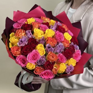 Букет дня с розами Сказка