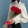 11 красных роз Мадам ред 50 см