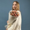 Букет из 5 лососевых хризантем Сантини