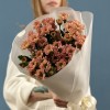 Букет из 5 лососевых хризантем Сантини