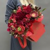 Коробка квадратная Красный MIX
