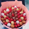 Букет из клубники в шоколаде Люблю тебя