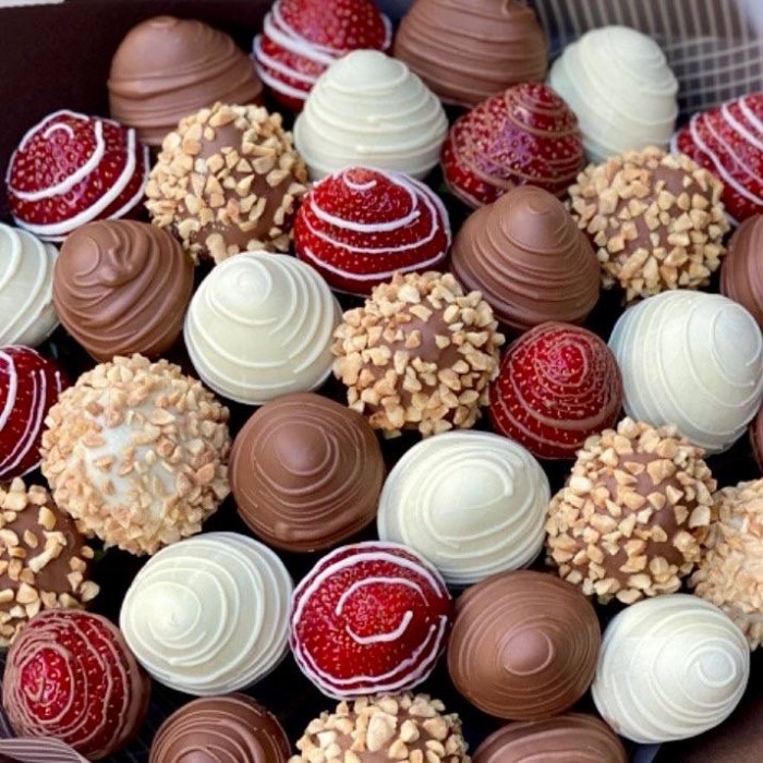 Букет из клубники в шоколаде Романтика