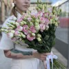 Эустома махровая бело-розовая