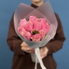 11 розовых роз Селеб 40 см