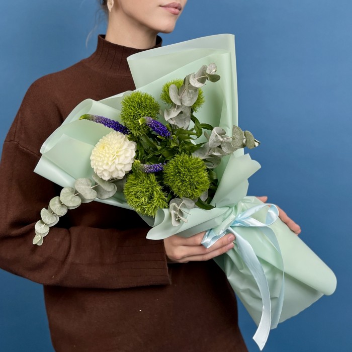 Букет в школу сентябрьское утро