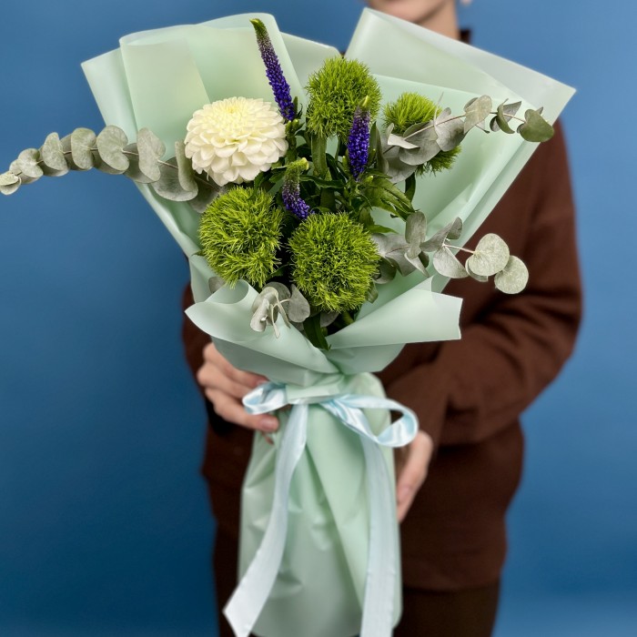 Букет в школу сентябрьское утро