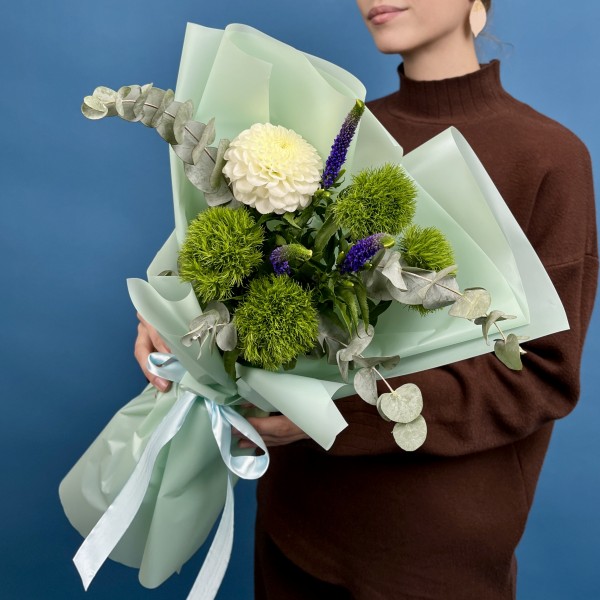 Букет в школу сентябрьское утро