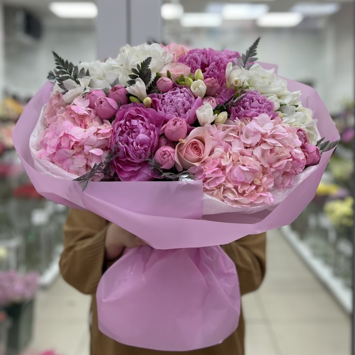 Розовый букет Сладкие Мечты