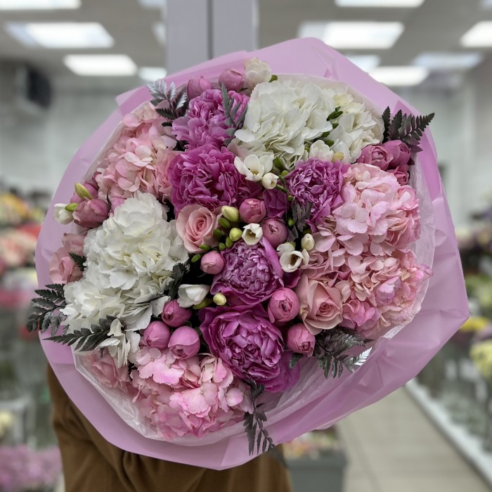 Розовый букет Сладкие Мечты