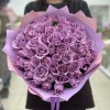 51 сиреневая роза 50 см