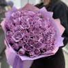 51 сиреневая роза 50 см