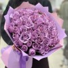 51 сиреневая роза 50 см