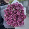 15 кустовых пионовидных роз Пурпл Куин 60 см